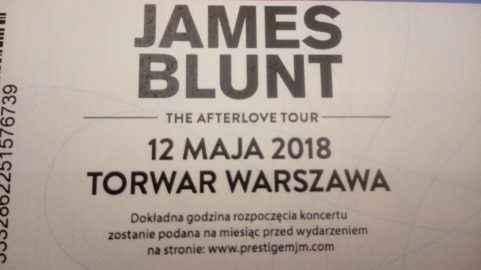 Koncert Jamesa Blunta w Warszawie